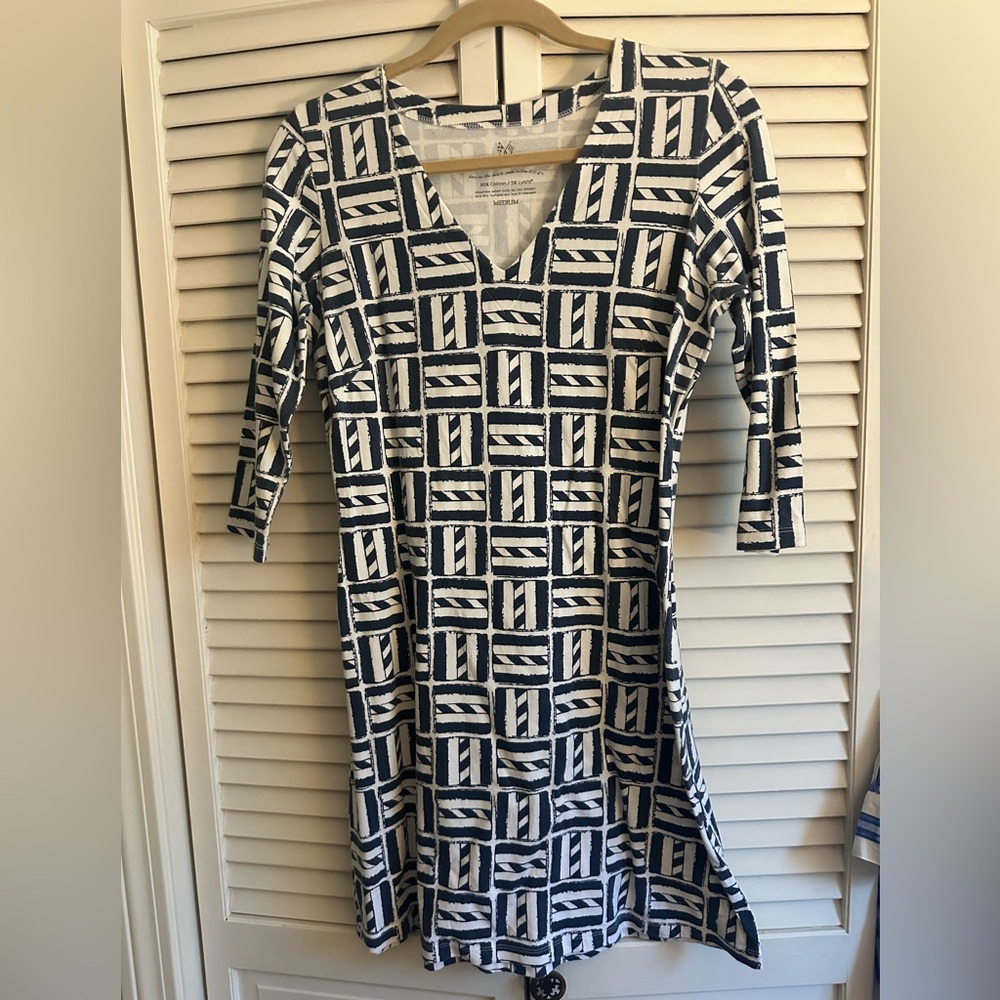 Mahi Gold 3/4 Sleeve Dress